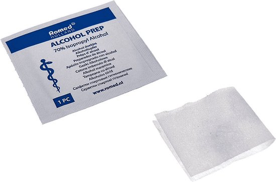 Romed Alcohol Prep alcoholdoekje met losse doek